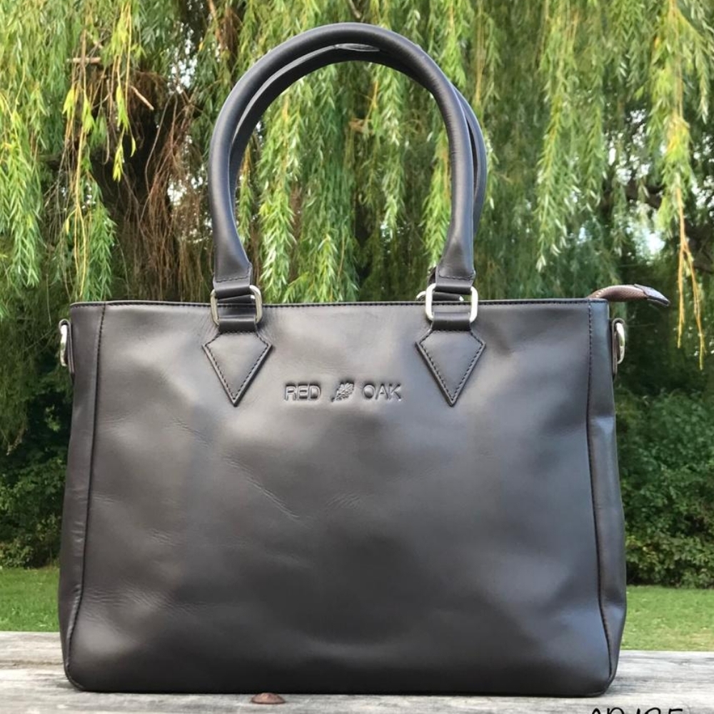 Leather Tote, women's tote bag - Picture 12 of 13